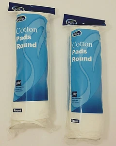 200 Count Cotton Pads HYPOALLERGENIC SOFT ABSORBENT Round Pure Cotton -NIP - Picture 1 of 1