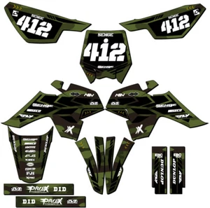Kit de Gráficos SR 125 AUTO APACHE Green Senge Compatible con SSR - Imagen 1 de 10
