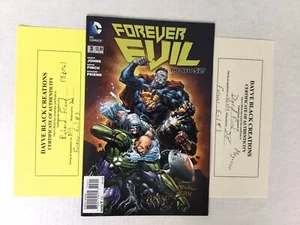 SIGNED Forever Evil #3 (of 7) (DC Comics 2014) "The New 52"  - Picture 1 of 10