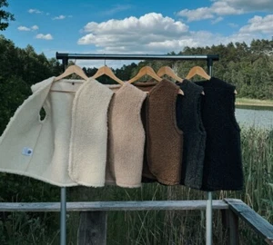 Chaleco de lana MERINO lana virgen 100% lana merino - BEIGE - tallas XS a XXXL - Imagen 1 de 42