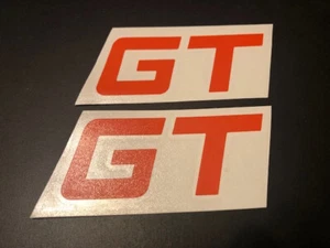 GT Racing Off-Road Cars Bicycle Stickers/Decal Set MTB/ROAD ORANGE - Picture 1 of 1