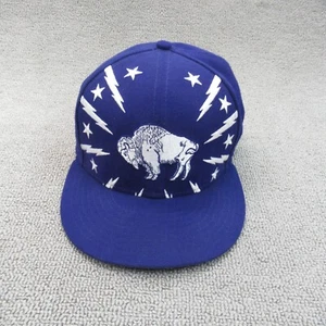 NEW ERA Hat Cap Mens Fitted 7 1/2 Blue City Flag 59FIFTY Buffalo Bills Sabres * - Picture 1 of 9