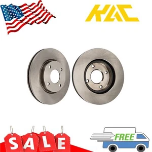 Pair Front Brake Rotors 31463 For Nissan Tiida 2009-2017 Nissan Versa 2007-2012 - Picture 1 of 12