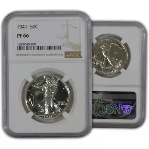 1941 Walking Liberty Half Dollar - Proof - NGC 66 - Picture 1 of 1