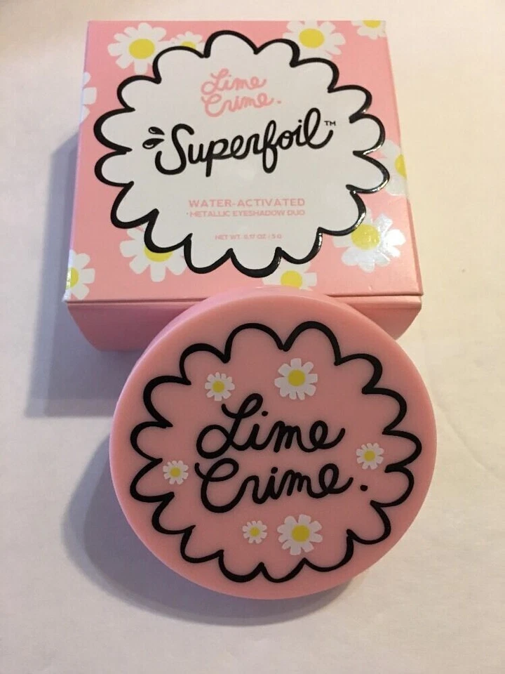 GENUINE LIME CRIME WET/DRY DUO SUPERFOIL METALLIC EYESHADOW Color TUTU/ENPOINTE - Image 1 of 2