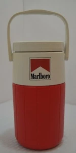 Jarra termoenfriador de agua de colección Coleman roja blanca Marlboro hecha en EE. UU. - Imagen 1 de 8