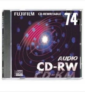RARE FUJI CD-RW 74 AUDIO 74 min Blank CD-RW Digital Audio For Music Only - Bild 1 von 1