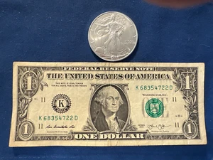 2003 eagle 2013 $1 US Note K68354722D - Picture 1 of 2