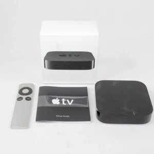 Transmisor de medios Apple TV 3a Generación A1469 con control remoto y caja ** Sin cable de alimentación - Imagen 1 de 15