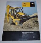 Caterpillar 438C Wheel Excavator Loader Russian Brochure Prospekt Cat