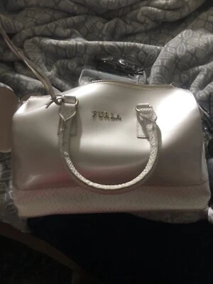 Furla Candy Ivory Medium Genuine leather Satchel Made In Italy - Image 1 of 4