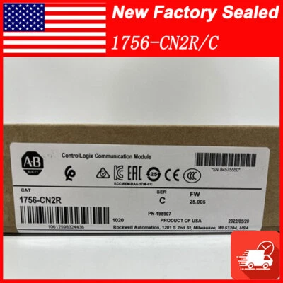 New Allen-Bradley 1756-CN2R SER C ControlLogix Temp ControlNet Module 1756CN2R - Image 1 of 4