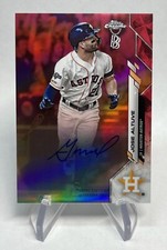 2020 Topps Chrome Ben Baller JOSE ALTUVE Red Refractor #/5 Astros No. BBA-JA