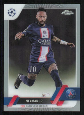 2022-23 Topps Chrome UEFA Club Competitions #10 Neymar Jr - Image 1 of 2