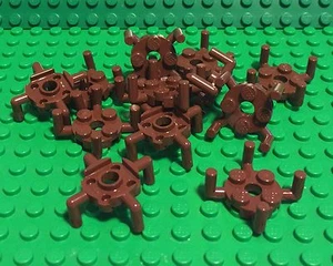 Lego 12 Placa Redonda Marrón Rojizo 2x2 con Agujero de Alfiler y 4 Brazos, Troncos de Árbol de Ciudad - Imagen 1 de 1