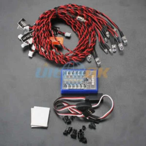 Sistema de lámpara intermitente multicolor 12 LED para hobby coche de radiocontrol robótico - Imagen 1 de 5