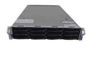 Supermicro 2U 12LFF X11DPU 2x Gold 6132 256GB Ram 2x 3008L-l8e 2x 1000w - Picture 1 of 9