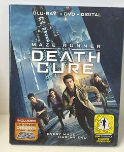 Maze Runner: The Death Cure On Blu-Ray Like New Sleeve & Comic Book Included - Picture 1 of 2