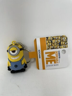 Despicable Me Minion Stuart Keychain Universal Studios Loungefly New w/Tag - Image 1 of 4