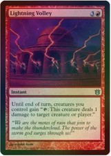 1 x Lightning Volley - Foil - Born of the Gods - LP - Magic The Gathering - MTG