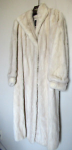 Vintage Palomino Blonde Cross Mink Real Mink Fur Coat Full Length