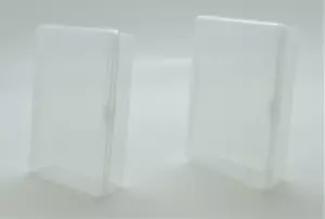 Transparent Plastic Dice Storage Cases Holds 15 Dice (2) * - Afbeelding 1 van 5