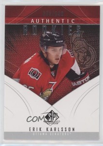 2009-10 SP Game Used Edition Authentic Rookies /699 Erik Karlsson #165 Rookie RC