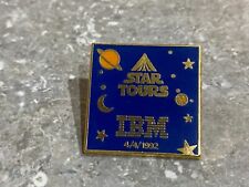 Euro Disney Star Tours Pre Opening Attraction Press Pin IBM Orange 1992