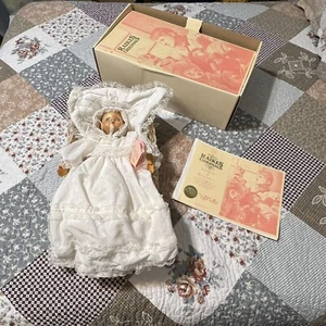 RAIKES JULIET BABY DOLL Original Wicker Bed Certificate Box 16” Tall - Picture 1 of 24