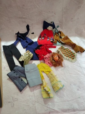 ropa muñeca barbie vintage y cabeza de Barbie Foto 1 de 4
