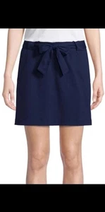 St. John's Bay Women's Active Belted Skort Size XL American Navy - Picture 1 of 8