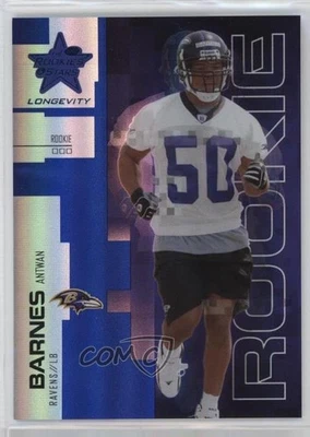 2007 Leaf Rookies & Stars Longevity Rookie Sapphire /99 Antwan Barnes #139 RC - Image 1 of 2