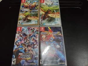 Monster Hunter Stories 1&2, Marvel Vs Capcom, MegaMan X - Capcom NSW Switch Lot - Bild 1 von 7