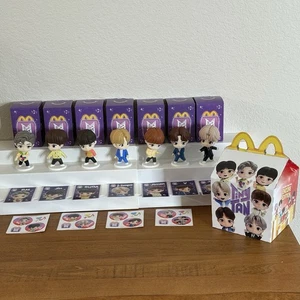 McDonald's Tiny Tan x BTS 2025 Happy Meal Juguetes Retroceso - Juego completo de 7 NUEVO - Imagen 1 de 4