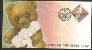 SUDÁFRICA 2001 SIN EXCUSA PARA ABUSO INFANTIL ILUSTRADO FDC - Imagen 1 de 1