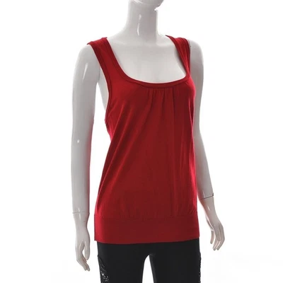 Hobbs Woolmark Mujer Beringen Acanalado Dobladillo Cuello en U Top Sin... - Imagen 1 de 4