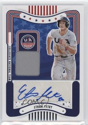 2024 Panini Stars and Stripes Materials Signatures Ethan Petry #SM-EP Auto - Image 1 of 2