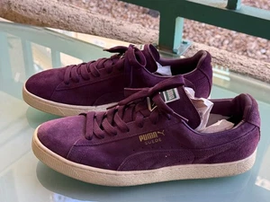 Zapatillas deportivas Puma clásicas de gamuza 356568-64 italianas moradas para hombre talla 12 bonitas - Imagen 1 de 8