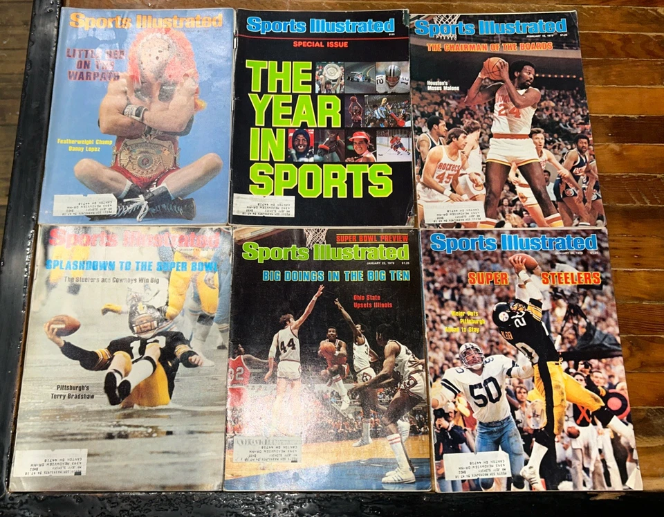 Revistas Sports Illustrated 1979 36 números Pittsburgh Steelers Magic Johnson Foto 1 de 4