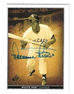 Signed 2002 Upper Deck SP Legendary Cut card #54 MINNIE MINOSO Chicago White Sox - Picture 1 of 1