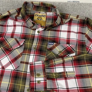 Dixxon Flannel Company Shirt Mens 2X XXL The Borland Tool Time Button Down Plaid - Picture 1 of 9