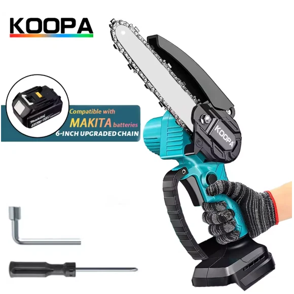 Mini motosierra con hoja pequeña eléctrica de mano de 6 pulgadas Makita 18v (sin batería) Foto 1 de 4