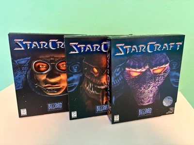 ALL THREE STARCRAFT Collectors Editions Big Box Sealed, Lot Zerg Terran Protoss - Image 1 of 4