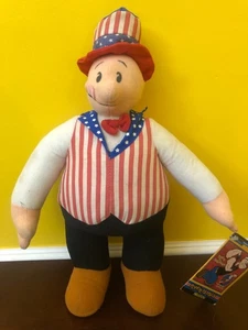 2004 King Features Popeye 4th Of July Collection 12 Zoll Patriotische Weste Wimpy Plüsch - Bild 1 von 11