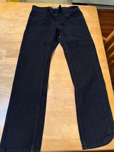 Pantalones de mezclilla ajustados Levi's 511 para niños de cinco bolsillos negros talla 10 (25x25) COMO NUEVOS - Imagen 1 de 15