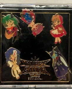 Darkstalkers Emaille 5-poliges Set Vampire Saviour ULTRA SELTEN Japan IMPORT Neu im Karton - Bild 1 von 7