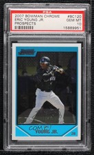 2007 Bowman Chrome Prospects Eric Young Jr #BC120 PSA 10 GEM MT