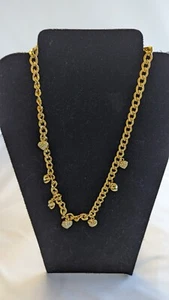 Collar vintage de diamantes de imitación con dije de corazones Nolan Miller - Imagen 1 de 8