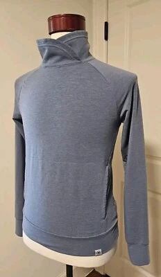 Top manga larga cuello falso Aberdeen UPF 30 azul para mujer Outdoor Research talla S/P Foto 1 de 4