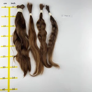 Europäisches Echthaar Rohhaare mittelblond mind.100 Gr 30-35cm - 30022529 - Picture 1 of 1